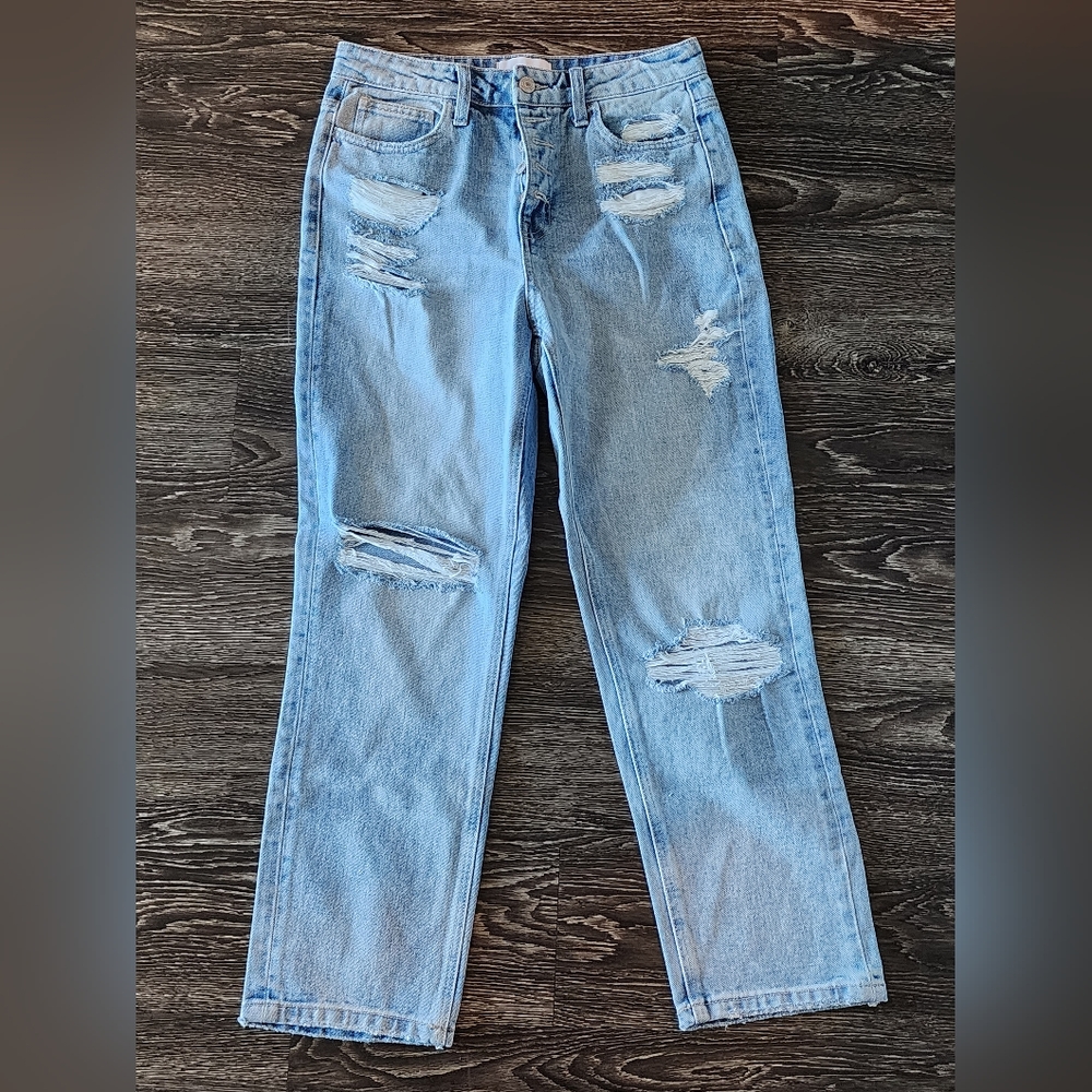 Light blue jeans